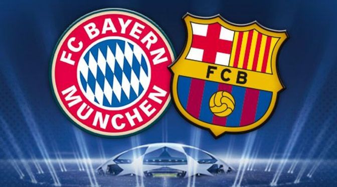 Barcelona vs Bayern se medirán en los 4tos de la Champions